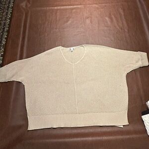 JohnPaulRichard dark beige Knit Top